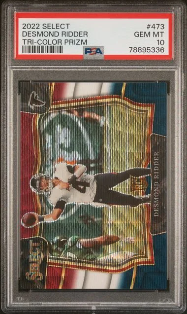 2022 Panini Select Desmond Ridder Tri-Color Prizm #473 card image