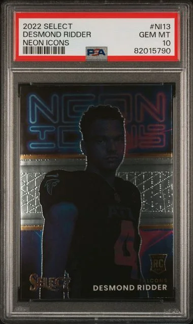 2022 Panini Select Desmond Ridder Neon Icons #Ni13 card image
