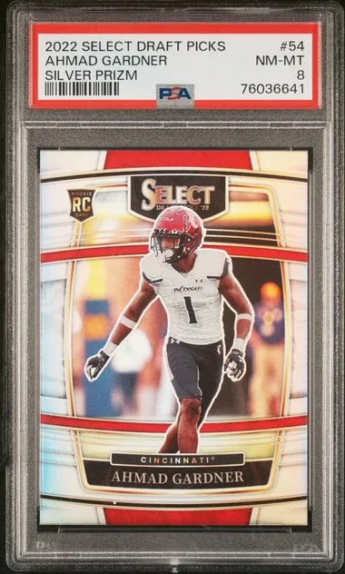 2022 Panini Select Draft Picks Ahmad Sauce Gardner Silver Prizm #54 card image