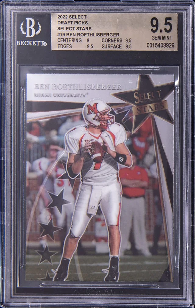 2022 Panini Select Draft Picks Ben Roethlisberger Select Stars #SS-BR card image