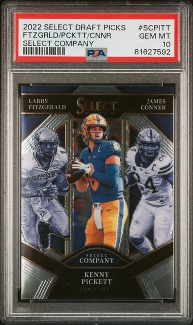 2022 Panini Select Draft Picks James Conner/Kenny Pickett/Larry Fitzgerald Select Company #SCPITT card image