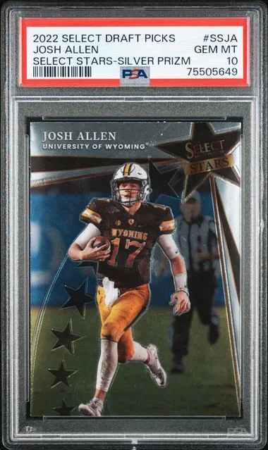 2022 Panini Select Draft Picks Josh Allen Select Stars Silver Prizm #SS-JA card image