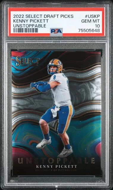 2022 Panini Select Draft Picks Kenny Pickett Unstoppable #USKP card image