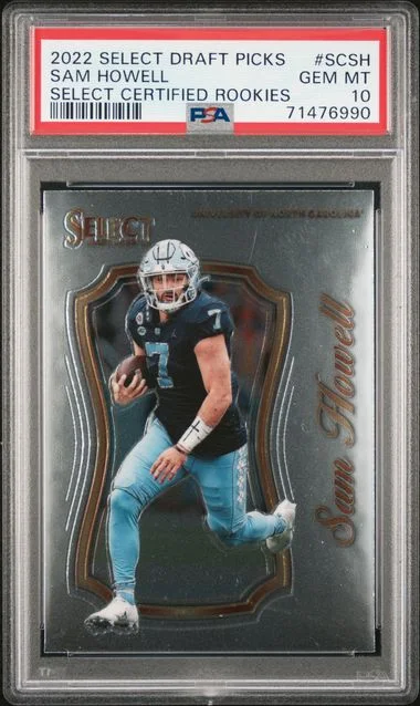 2022 Panini Select Draft Picks Sam Howell Select Certified Rookies #SC-SH card image