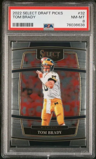 2022 Panini Select Draft Picks Tom Brady #32 card image