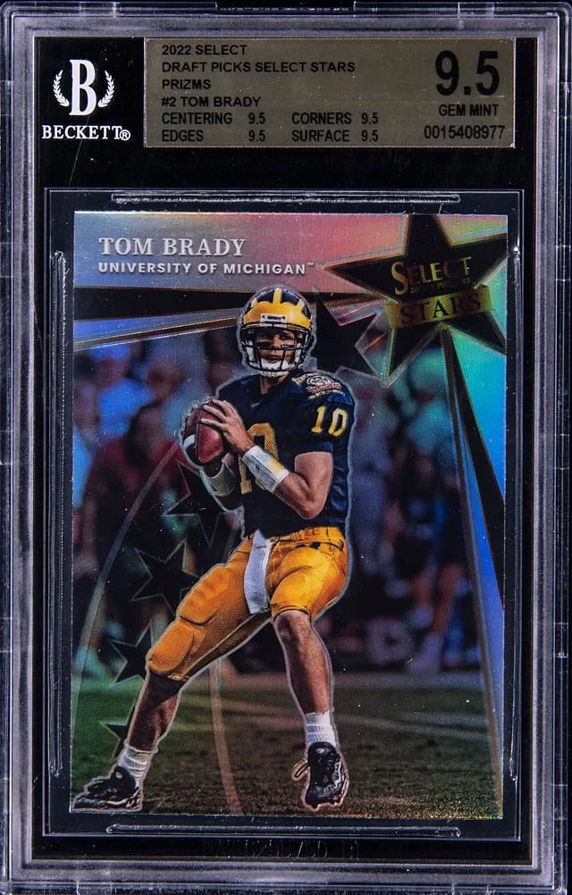 2022 Panini Select Draft Picks Tom Brady Select Stars #SS-TB card image