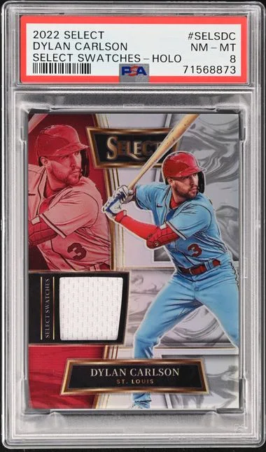 2022 Panini Select Dylan Carlson Swatches Holo #SELS-DC card image