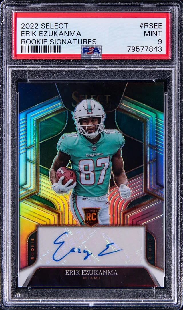 2022 Panini Select Erik Ezukanma Signatures #RS-EE card image