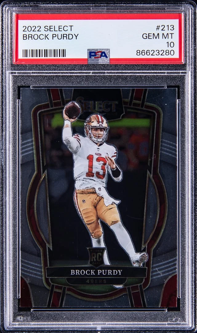 2022 Panini Select Football Brock Purdy #213 card image
