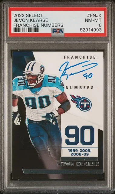 2022 Panini Select Franchise Numbers Fnjk Jevon Kearse #no-number card image