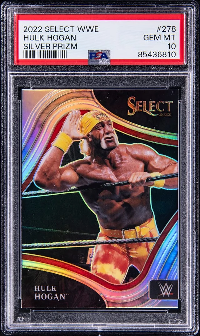 2022 Panini Select Hulk Hogan WWE Silver Prizm #278 card image