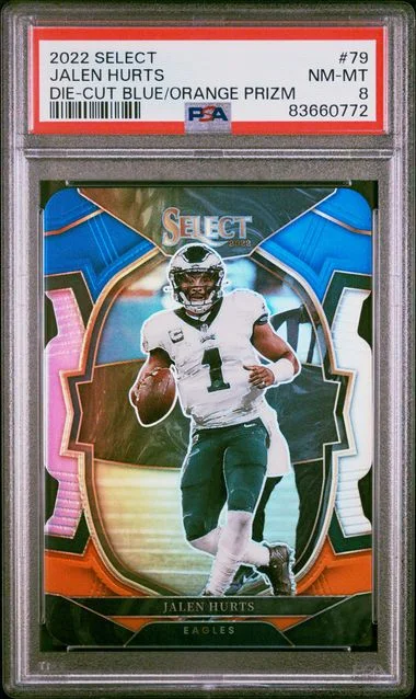 2022 Panini Select Jalen Hurts Silver Prizm #79 card image