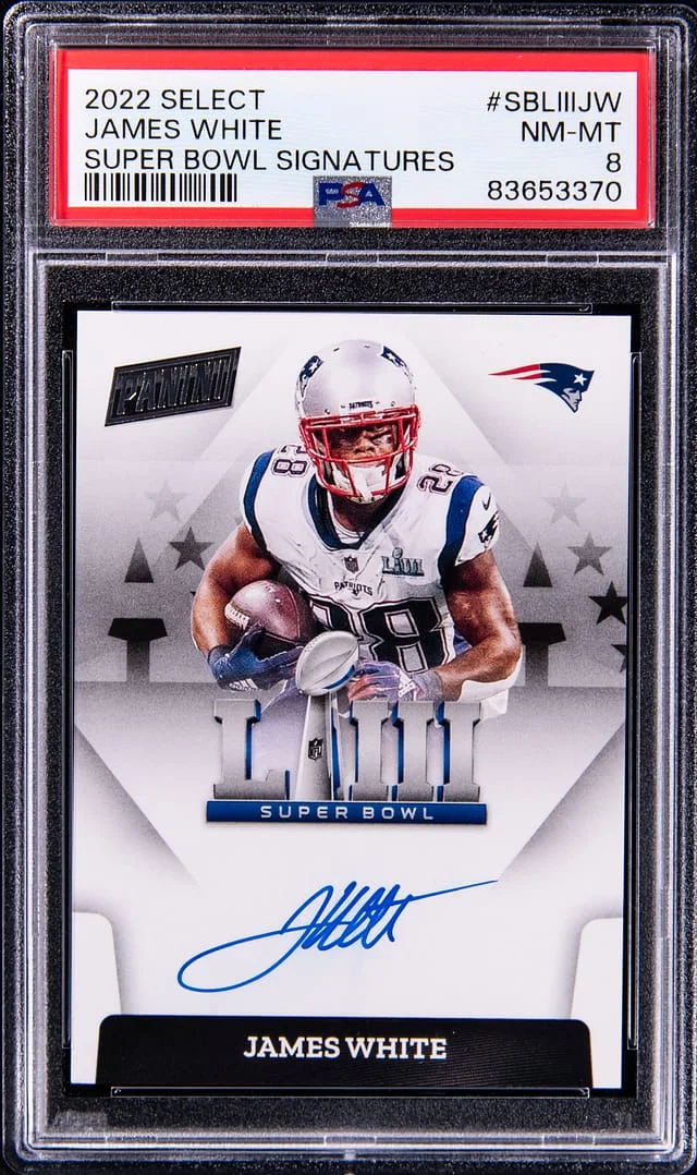 2022 Panini Select James Super Bowl Signature #SBLIII-JW card image