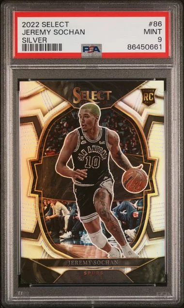 2022 Panini Select Jeremy Sochan Silver #86 card image