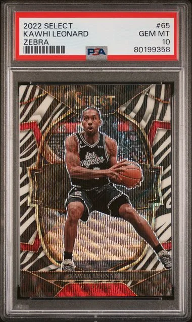 2022 Panini Select Kawhi Leonard White #65 card image