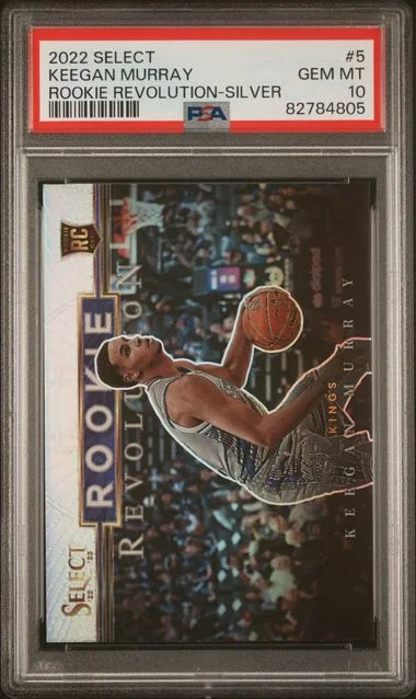 2022 Panini Select Keegan Murray Revolution Silver #5 card image