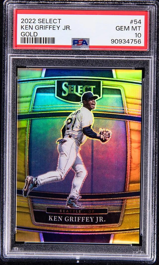 2022 Panini Select Ken Griffey Jr. Gold #54 card image
