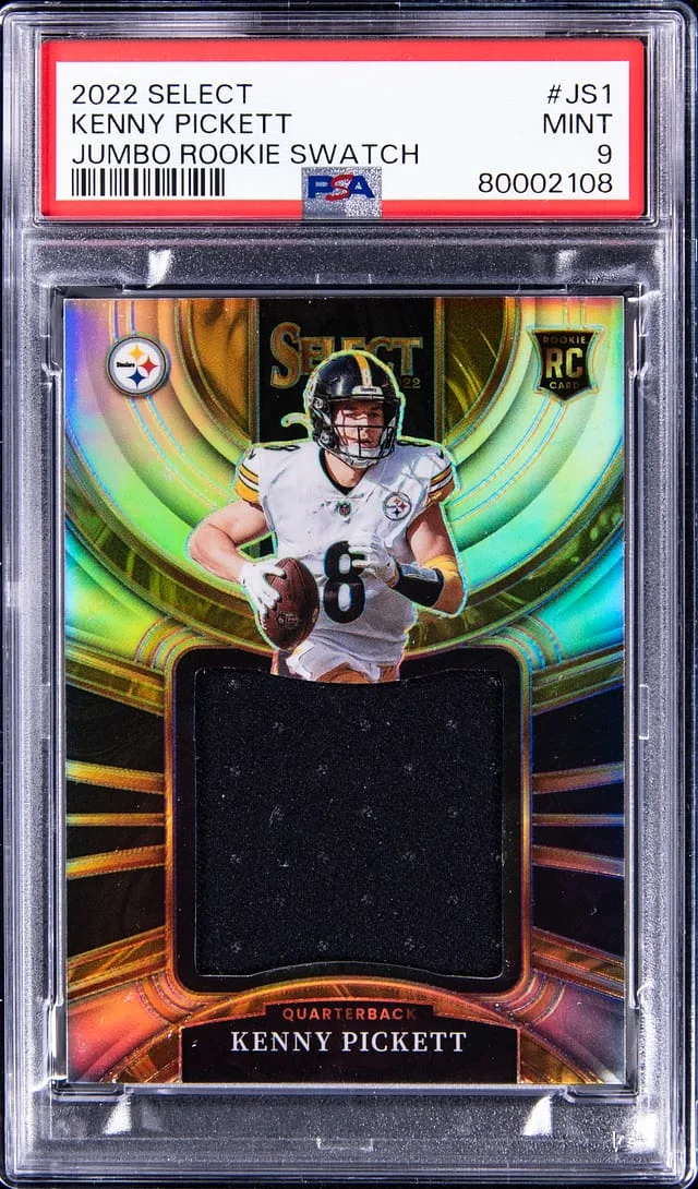 2022 Panini Select Kenny Pickett Jumbo Swatch #JS-1 card image