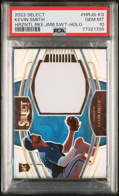 2022 Panini Select Kevin Smith Horizontal Jumbo Swatch Holo #HRJS-KS card image
