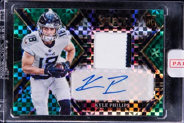 2022 Panini Select Kyle Phillips Signature Material #RSM-KP card image