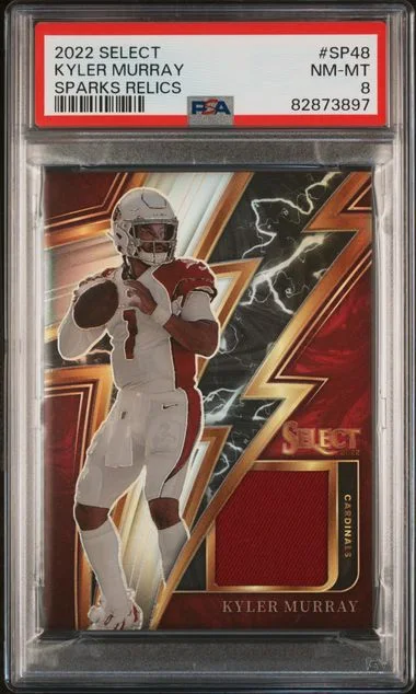2022 Panini Select Kyler Murray Sparks Relics #SP48 card image