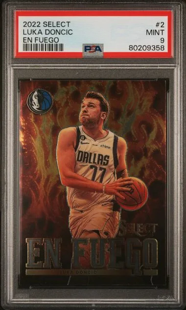 2022 Panini Select Luka Doncic En Fuego #2 card image