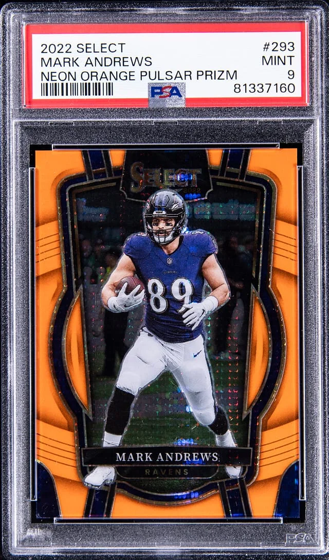 2022 Panini Select Mark Andrews Neon Orange Pulsar Prizm #293 card image