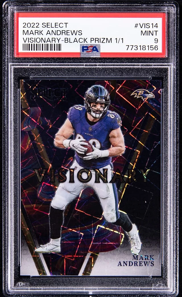 2022 Panini Select Mark Andrews Visionary Black Prizm #VIS-14 card image
