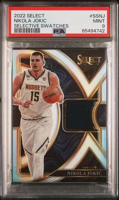 2022 Panini Select Nikola Jokic Selective Swatches #SSNJ card image