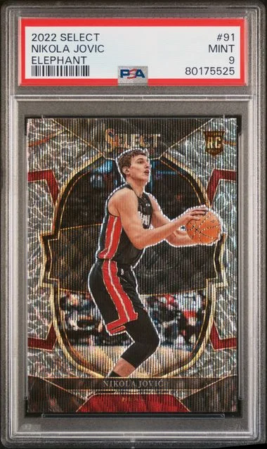 2022 Panini Select Nikola Jovic Blue #91 card image