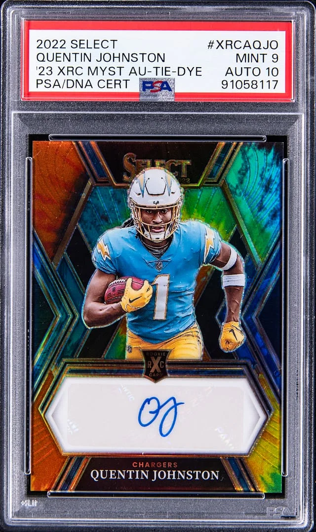 2022 Panini Select Quentin Johnston 2023 XRC Mystery Autograph #XRCA-QJO card image