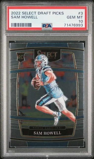 2022 Panini Select Sam Howell #3 card image
