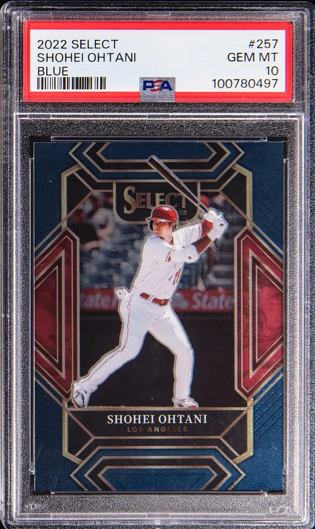 2022 Panini Select Shohei Ohtani Blue #257 card image