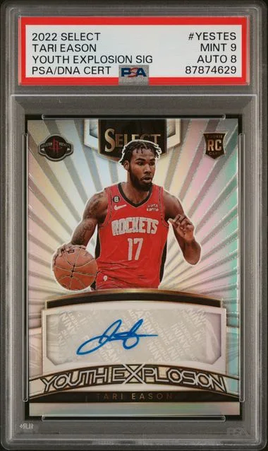 2022 Panini Select Tari Eason Youth Explosion Signature #YESTES card image