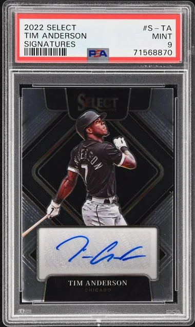 2022 Panini Select Tim Anderson Signatures #S-TA card image