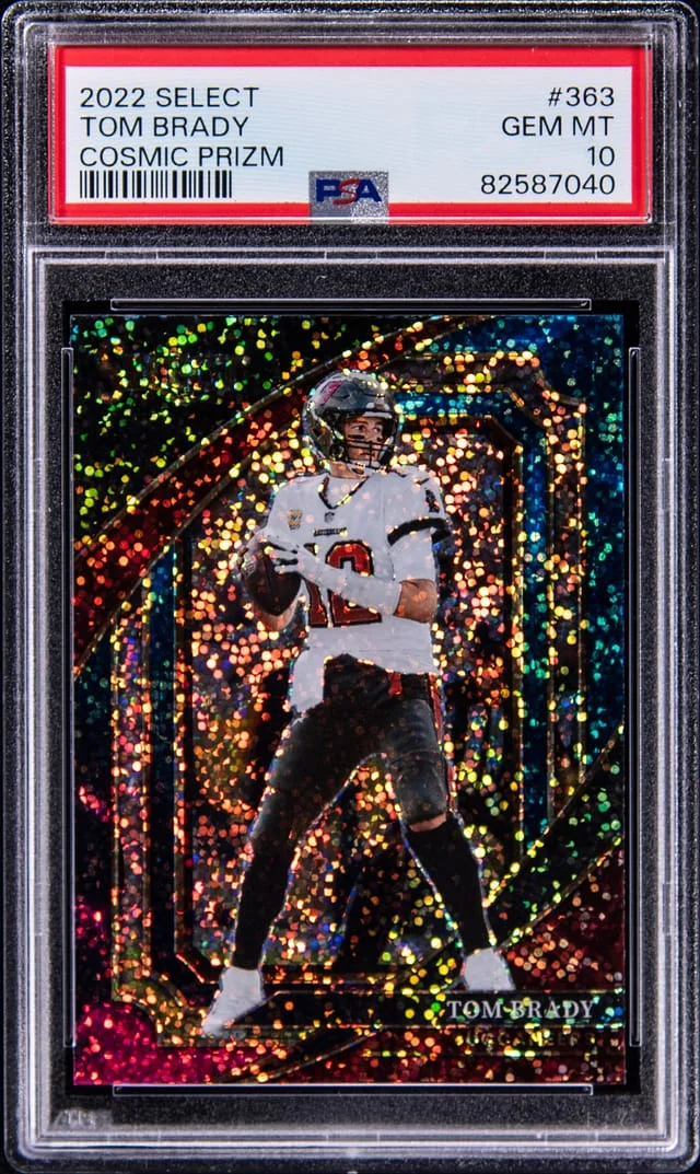 2022 Panini Select Tom Brady Black Prizm 1/1 #363 card image