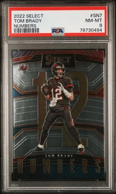 2022 Panini Select Tom Brady Select Numbers #SN7 card image