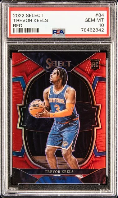 2022 Panini Select Trevor Keels Red #84 card image