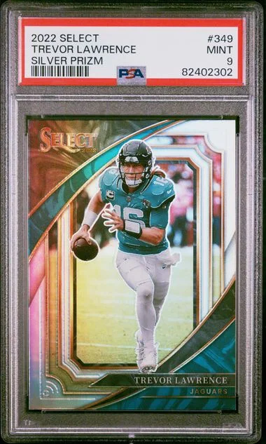 2022 Panini Select Trevor Lawrence Silver Prizm #349 card image