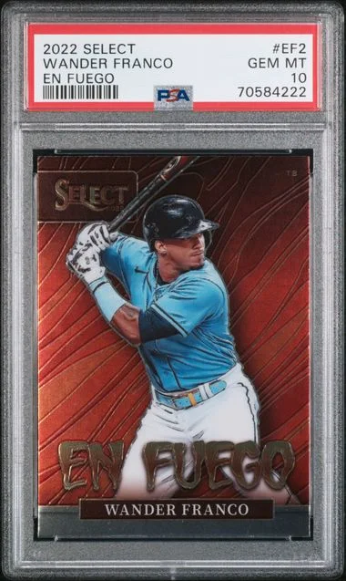 2022 Panini Select Wander Franco En Fuego #EF2 card image