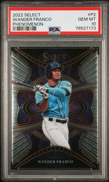 2022 Panini Select Wander Franco Phenomenon #P2 card image