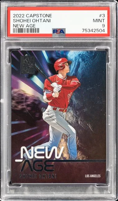 2022 Panini Shohei Ohtani Capstone Crest #3 card image