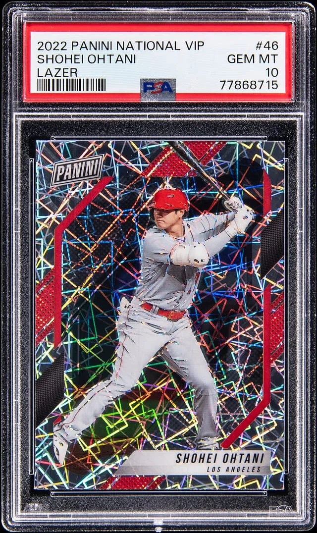 2022 Panini Shohei Ohtani National VIP Lazer #46 card image