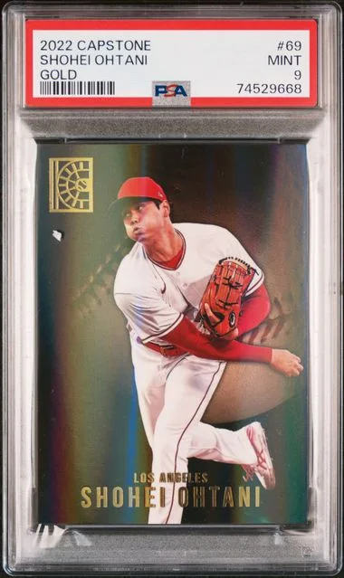 2022 Panini Shohei Ohtani Capstone Gold #69 card image