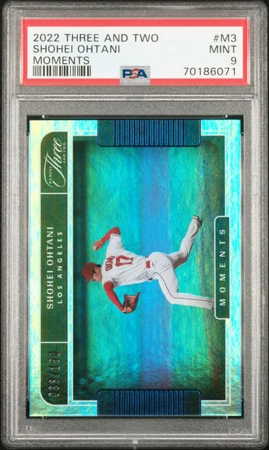 2022 Panini Shohei Ohtani Three And Two Moments #M-3 card image