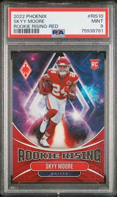 2022 Panini Skyy Moore Phoenix Rising Red #RIS10 card image