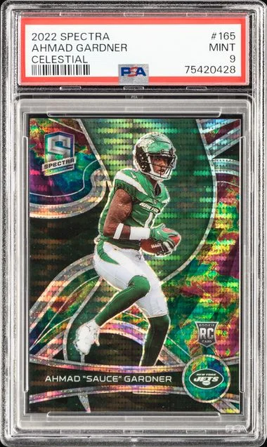 2022 Panini Spectra Ahmad Sauce Gardner Celestial #165 card image