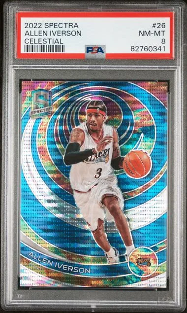 2022 Panini Spectra Allen Iverson Celestial #26 card image