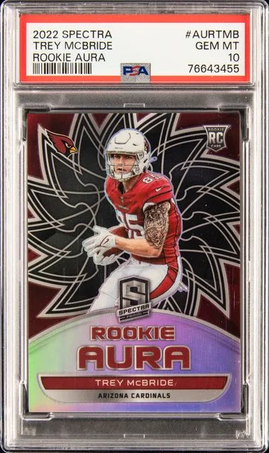 2022 Panini Spectra Aura Aurtmb Trey Mcbride #no-number card image