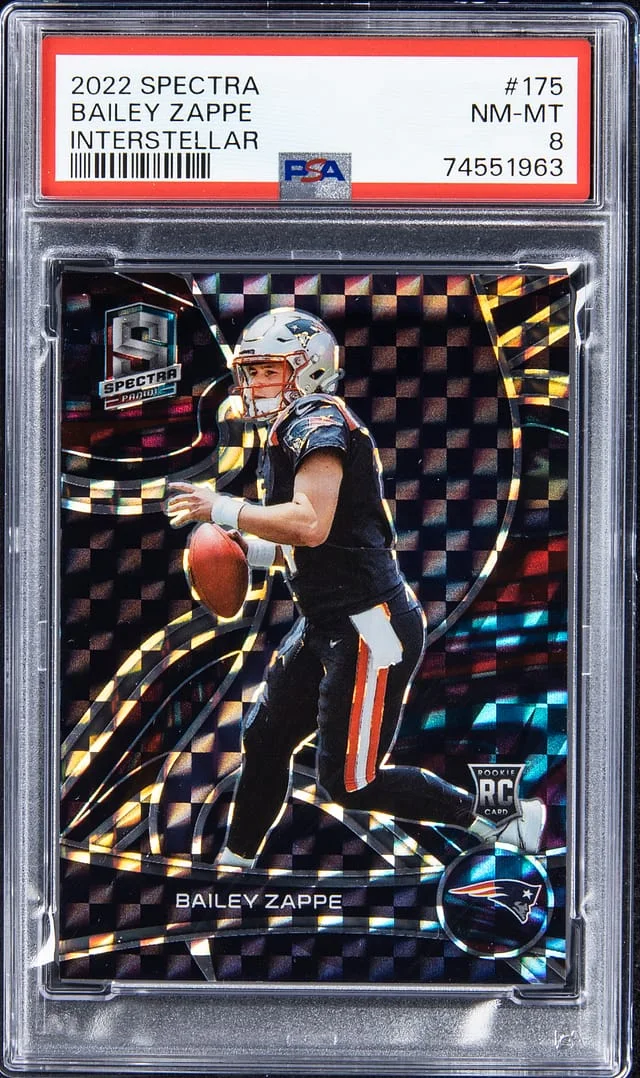 2022 Panini Spectra Bailey Zappe Interstellar #175 card image